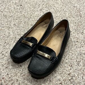 Naturalizer Gadget Loafers Black Sz 7 Casual Office Career